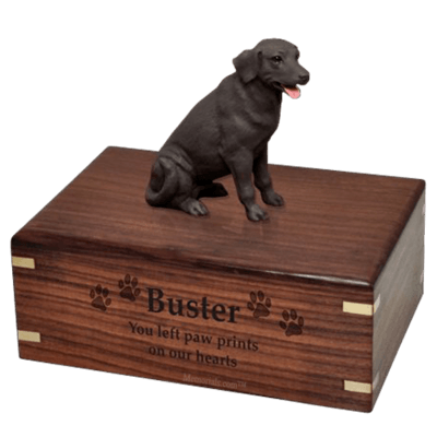 Chocolate Labrador X-Large Doggy Urn